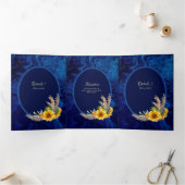 Nuestra Boda 6 Seiten Sonnenblumen Einladung Hochz (Innenseite)