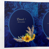 Nuestra Boda 6 Seiten Sonnenblumen Einladung Hochz (Innen Erste Seite)