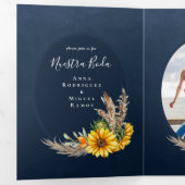 Nuestra Boda 6 Seiten Sonnenblumen Einladung Hochz (Innen Erste Seite)