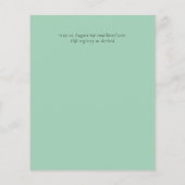 Nuestra Boda AGATE Gold Spanish Wedding INVITE (Rückseite)