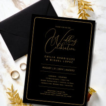 Nuestra Boda | BLACK GOLD Wedding inkl. Details