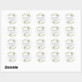 Nuestra boda Classic Round Sticker (Blatt)