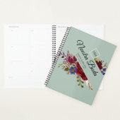 NUESTRA BODA de Flores Burdeos BURGUNDY Planer (Anzeige)