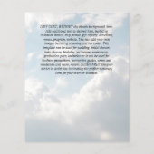 NUESTRA BODA Dusty Blue Floral BUDGET (Rückseite)