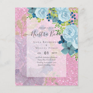 NUESTRA BODA Dusty Blue Floral BUDGET
