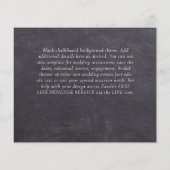 Nuestra Boda Foto Collage Wedding INVITE (Rückseite)