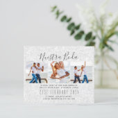 Nuestra Boda Foto Collage Wedding INVITE (Stehend Vorderseite)