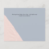 Nuestra Boda Foto Collage Wedding INVITE (Rückseite)