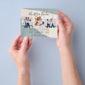 Nuestra Boda Foto Collage Wedding INVITE Flyer (Gruppe)