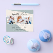 Nuestra Boda Foto Collage Wedding INVITE Flyer (Einzeln)