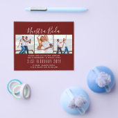 Nuestra Boda Foto Collage Wedding INVITE Flyer (Einzeln)