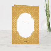 Nuestra Boda GOLD 4age Spanish Wedding INVITE Karte (Rückseite)