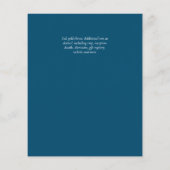 Nuestra Boda Gold Text AGATE Wedding INVITE (Rückseite)