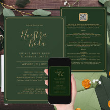 NUESTRA BODA GREEN GOLD UAWG MENU DETAILS QRCode