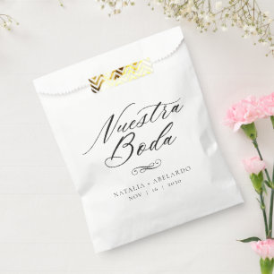 Nuestra Boda Mexican Wedding Leckerei Bags Geschenktütchen