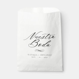 Nuestra Boda Mexican Wedding Leckerei Bags Geschenktütchen
