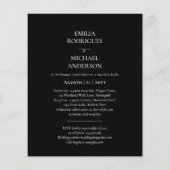 Nuestra Boda Moderne Typografie Viele FARBEN INVIT Flyer (Hinten)