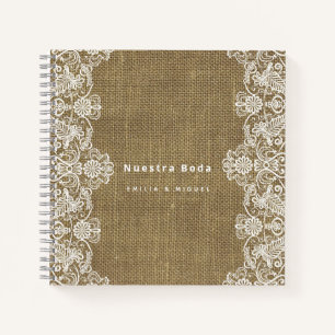 NUESTRA BODA Planificación o libro de visitas Notizblock