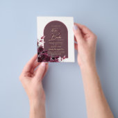 NUESTRA BODA Rote Rosen Flyer (Gruppe)