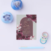 NUESTRA BODA Rote Rosen Flyer (Einzeln)