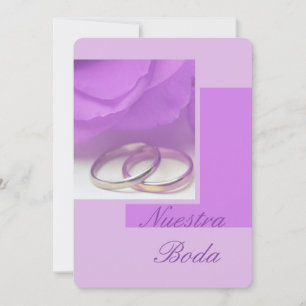 Nuestra Boda - Spanische Hochzeit Einladung