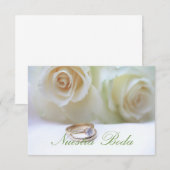 Nuestra Boda - Spanische Hochzeit Einladung (Vorne/Hinten)