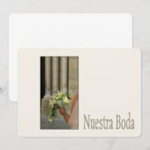 Nuestra Boda - Spanische Hochzeit Einladung (Vorne/Hinten)