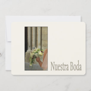 Nuestra Boda - Spanische Hochzeit Einladung