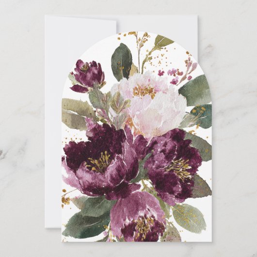 Nuestra Boda Spanische Sprache Schwarzes Skript Ho Einladung (Rückseite)