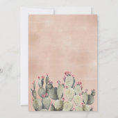 Nuestra Boda Spanish Wedding Einladung (Rückseite)