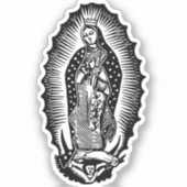 Nuestra Señora de Guadalupe Aufkleber (Vorderseite)