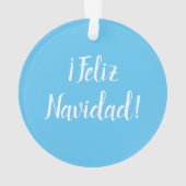 Nuestra Señora de Guadalupe Blue Ornament (Rückseite)