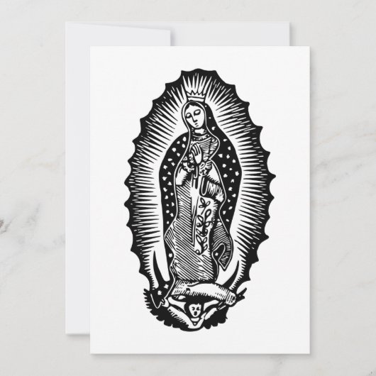 Nuestra Señora de Guadalupe Einladung (Vorderseite)