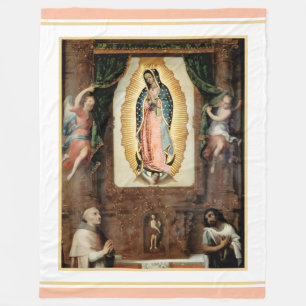 Nuestra Señora de Guadalupe große Fleecedecke