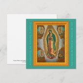 Nuestra Señora de Guadalupe Hi-Def-Karte (Vorne/Hinten)