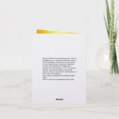 Nuestra Señora de Guadalupe Karte (Rückseite)