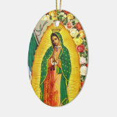 Nuestra Señora de Guadalupe Keramikornament (Links)