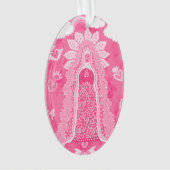 Nuestra Señora de Guadalupe Pink Ornament (Vorderseite)
