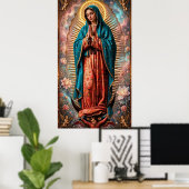 Nuestra Señora de Guadalupe Poster (Heimbüro)
