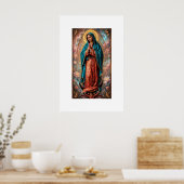 Nuestra Señora de Guadalupe Poster (Küche)