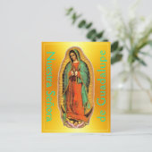 Nuestra Señora de Guadalupe Postkarte (Stehend Vorderseite)