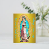 Nuestra Señora de Guadalupe Postkarte (Stehend Vorderseite)