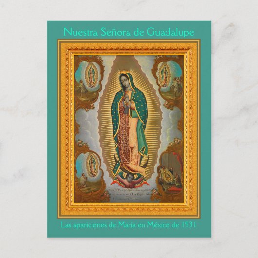 Nuestra Señora de Guadalupe Postkarte (Vorderseite)