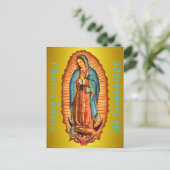 Nuestra Señora de Guadalupe Postkarte (Stehend Vorderseite)