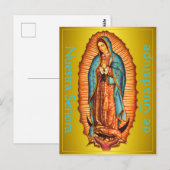 Nuestra Señora de Guadalupe Postkarte (Vorne/Hinten)