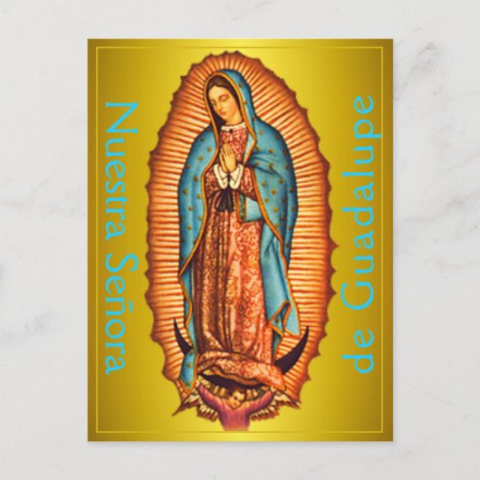 Nuestra Señora de Guadalupe Postkarte (Vorderseite)