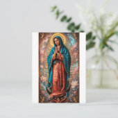 Nuestra Señora de Guadalupe Postkarte (Stehend Vorderseite)
