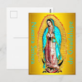 Nuestra Señora de Guadalupe Postkarte (Vorne/Hinten)