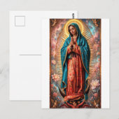 Nuestra Señora de Guadalupe Postkarte (Vorne/Hinten)