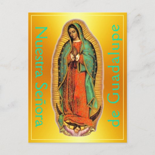 Nuestra Señora de Guadalupe Postkarte (Vorderseite)